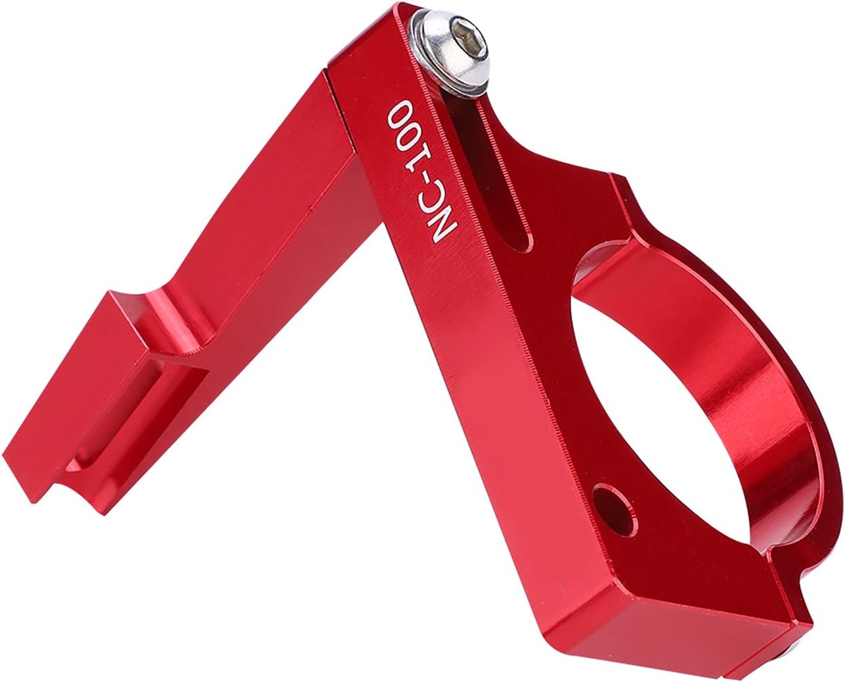 Voorderailleur Klem - Fiets Adapter - Fiets Reparatie - Verstelbaar Ontwerp - 40 mm Diameter - Rood