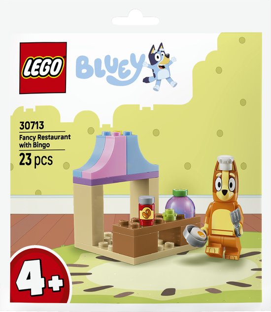 LEGO Bluey Chic restaurant met Bingo 30713