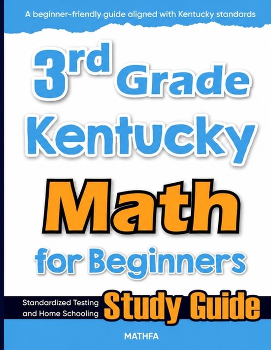 3rd Grade Kentucky Math for Beginners - cover
