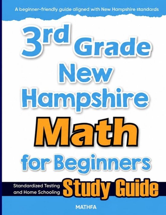 3rd Grade New Hampshire Math for Beginners - cover