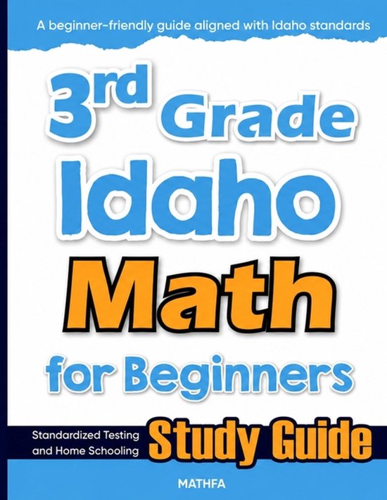 3rd Grade Idaho Math for Beginners - cover