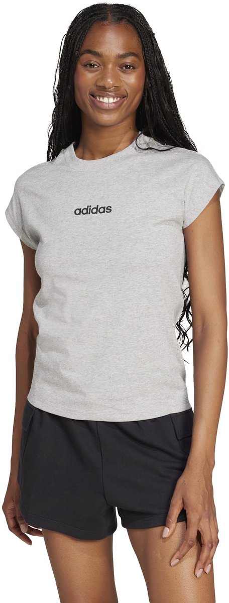 ADIDAS w lin sj t Sportbroek dames Grijs