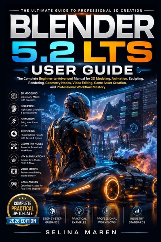 Blender 5.2 Lts User Guide - cover