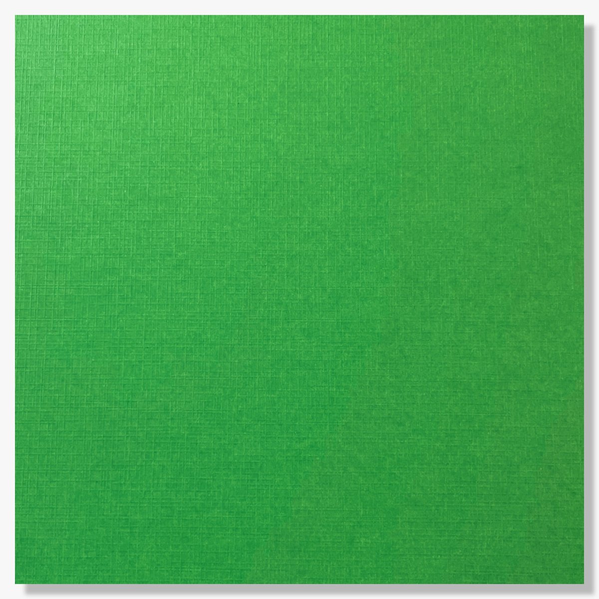 20 Linnen kaarten papier - Scrapbook papier - Groen - Cardstock - 30,5 x 30,5cm - 240 grams - karton