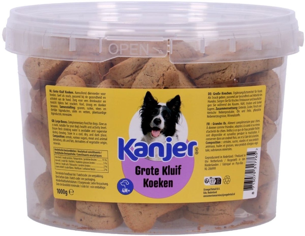 Kanjer Grote Kluif Koeken 1000gr