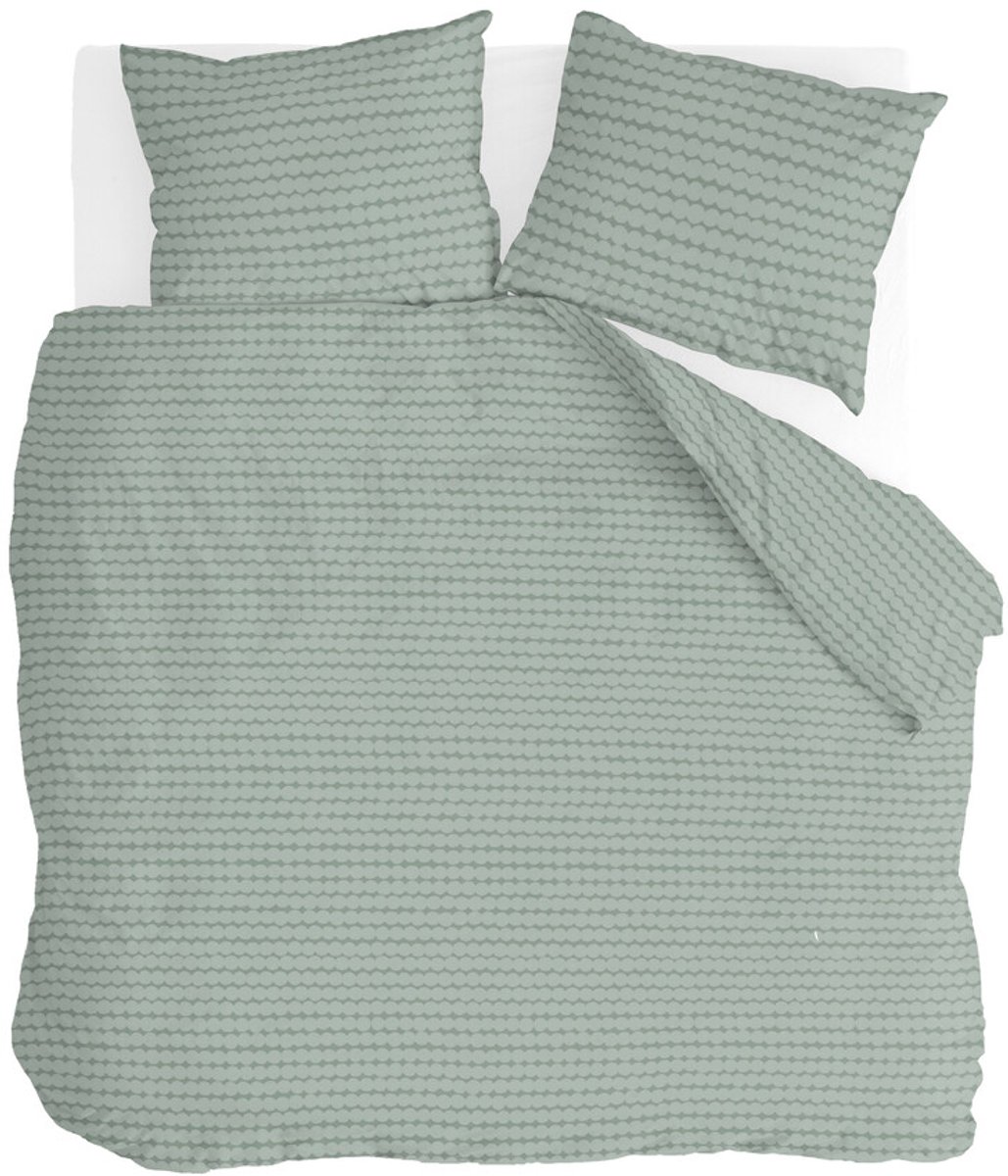Byrklund Dekbedovertrek Becky - 200x220 - 80% Polyester / 20% Katoen - Groen