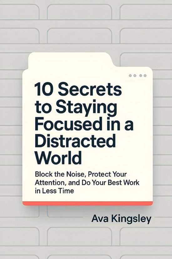 Calm Productivity- 10 Secrets to Staying Focused in a Distra ... - cover