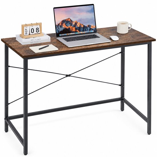 Lina® Bureau - Computertafel - Bureautafel - Computerbureau - Vintage Hoekbureau -100x45x75cm