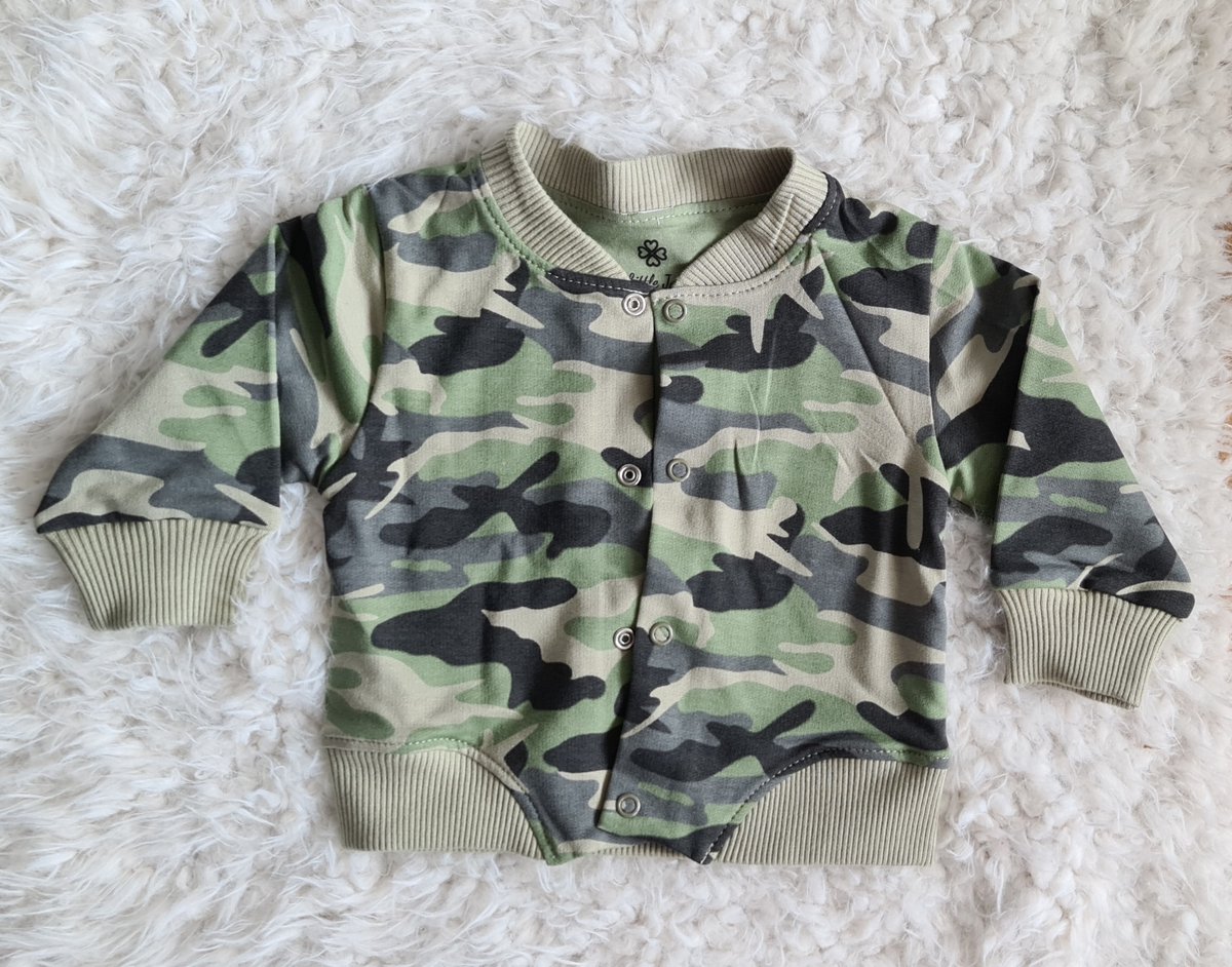 Little Jay jacket camo - jas - legerprint groen
