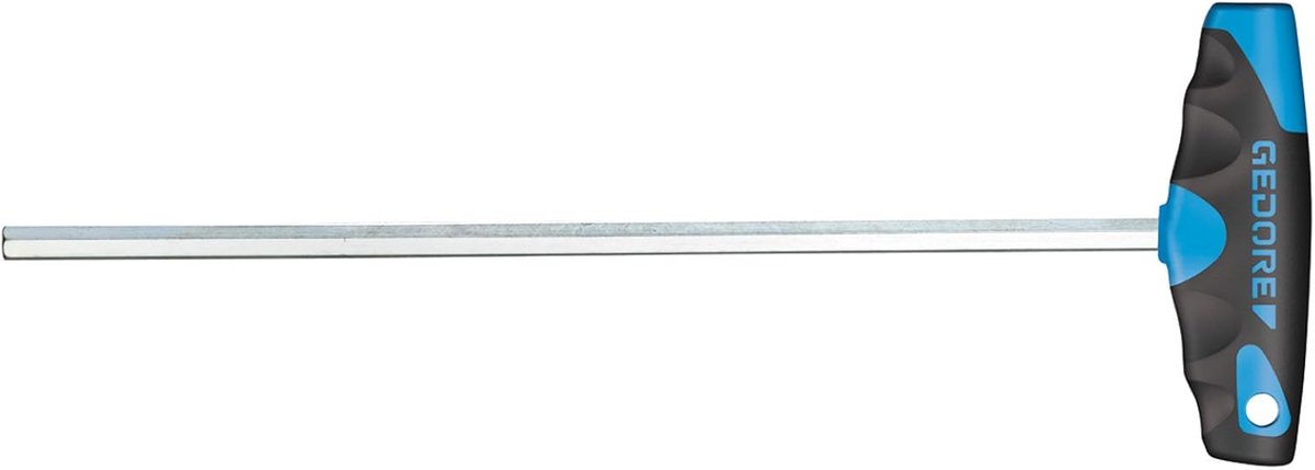 Zeskantschroevendraaier - Inbussleutel T-greep - Vastzetten Schroeven - Asymmetrische vleugelgreep - 3 mm - Zilver