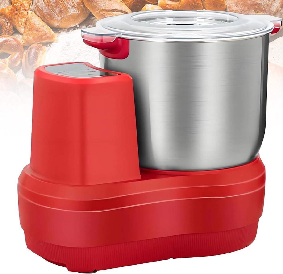 Deegmachine Keukenmachine - Broodmaker Mixer - Bakken Thuis - Met Fermentatie - 10 Liter Capaciteit - Zilver