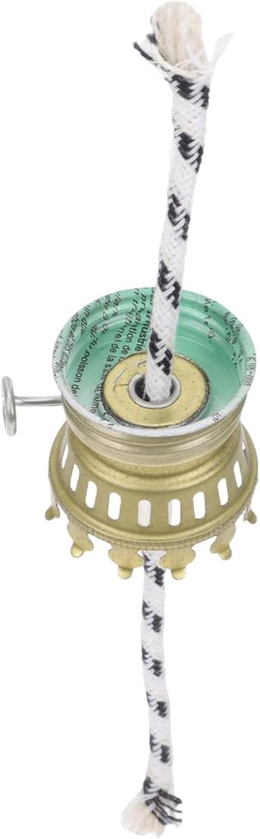 Lampenhouder - Lont houder - Olielamp maken - Verstelbare lont - 5 cm - Goud