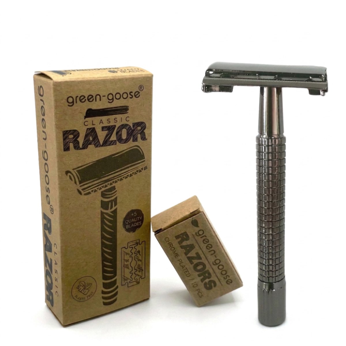 Tahoz Double Edge Safety Razor Traditional - Uitklapbaar.