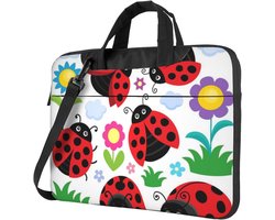 Laptoptas Luipaardprint - Schoudertas Laptop - Zakelijk Reizen - Ultradun Ontwerp - 13-16 inch - Multicolor