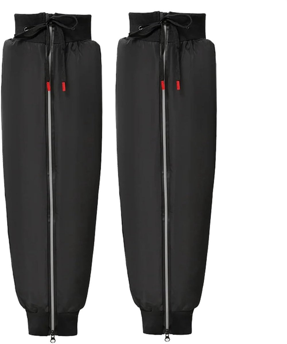 Kniebeschermers Winter - Beenwarmers - Fietsen Motorrijden - Waterdicht Winddicht - 40 cm - Zwart