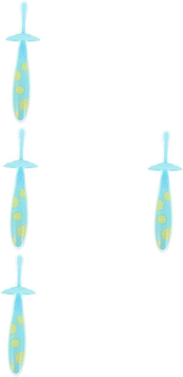 Kinder Tandenborstels - Baby Reiniger - Mondhygiëne Verbeteren - Ergonomisch Ontwerp - 4 Stuks - Assorti