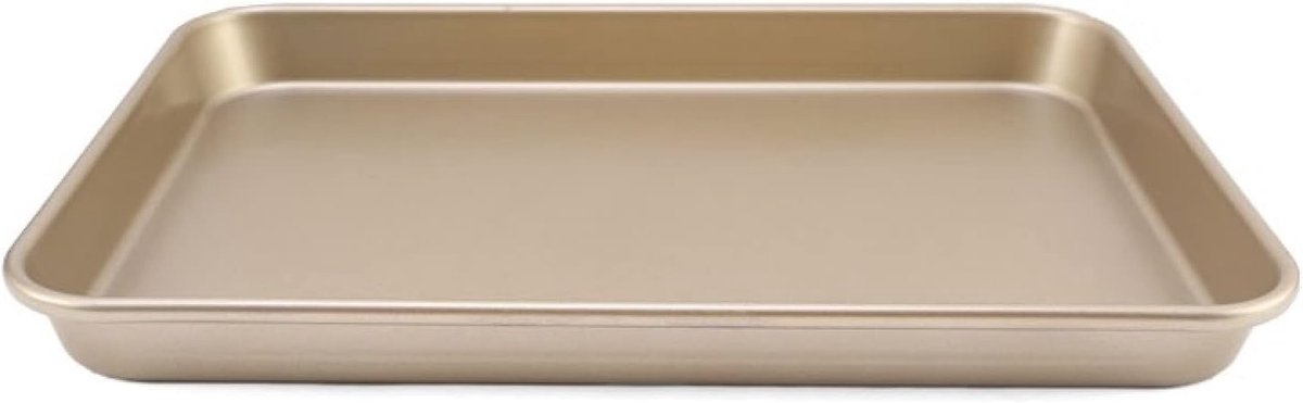 Bakplaat Rechthoekig Bakvorm Metaal Zelf Bakken Voedselveilige Coating 9-13 Inch Goud