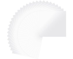 Dailygoods - MANCHAP 30 stuks 30 x 30 cm/12 x 12 inch blanco stencilvellen, 10 Mil plastic stencilfolie voor het maken van je eigen stencils
