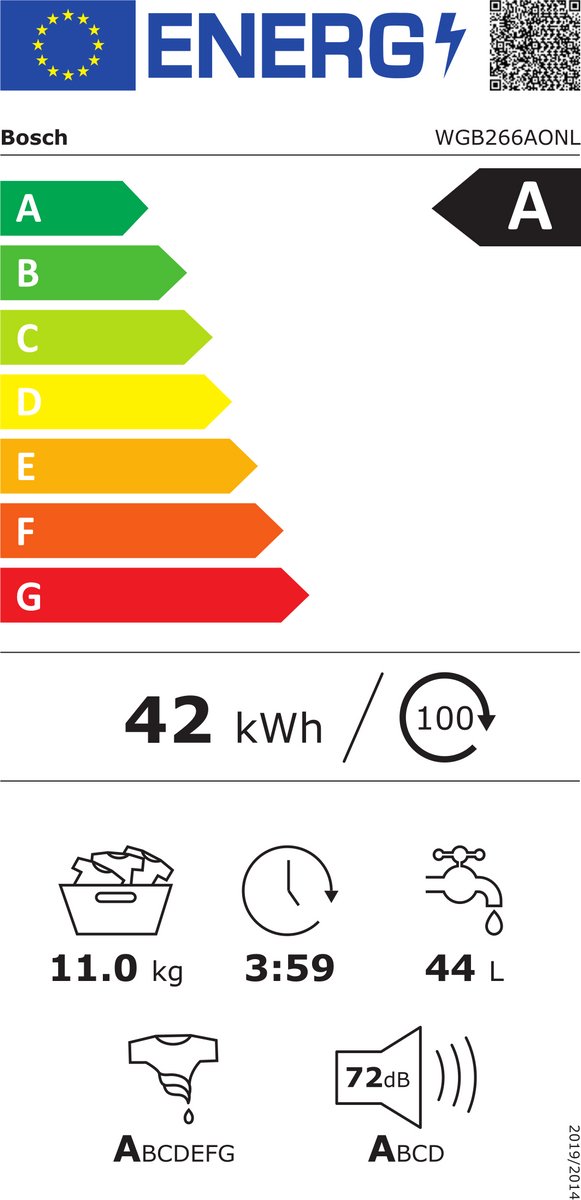 Bosch WGB266AONL - Serie 8 thumbnail 2