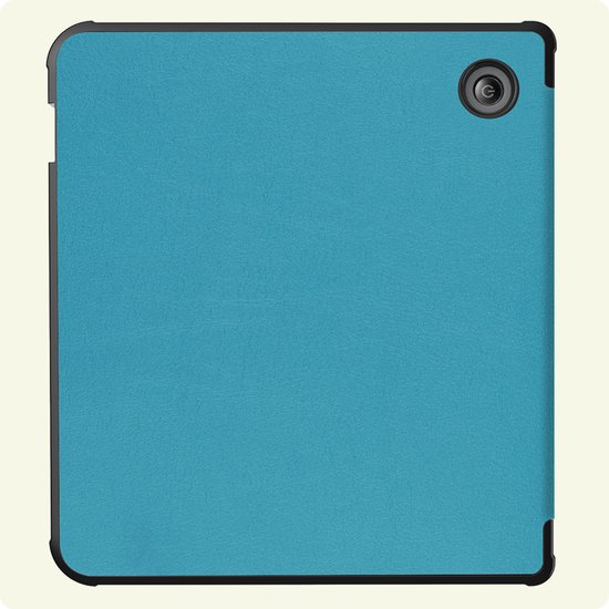 Hoes Geschikt voor Kobo Libra Colour - E-reader Hoesje Bescherm Hoesje Case Sleep Cover - Hoes Geschikt voor Kobo Libra Colour Hoesje - Turquoise — afbeelding 4