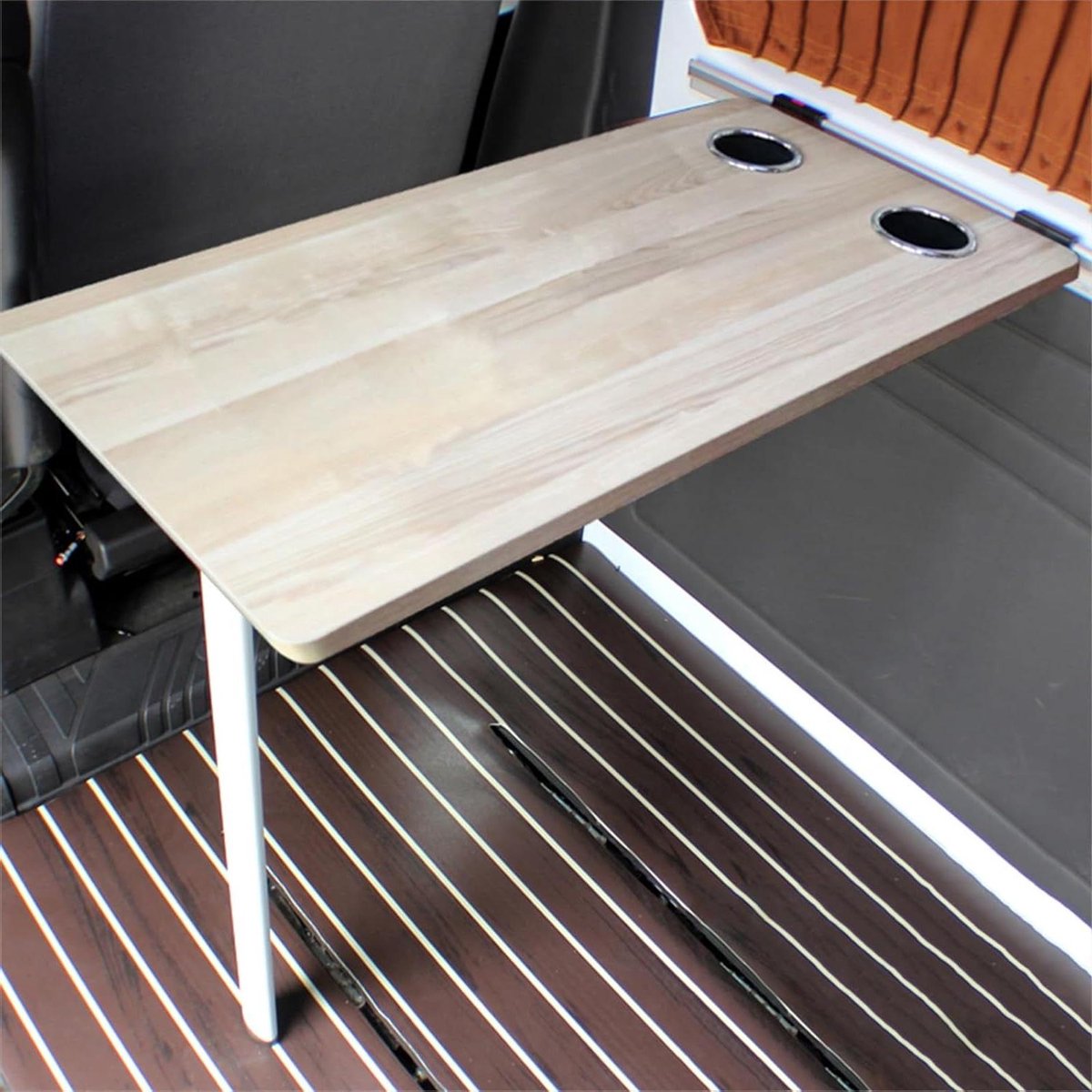 Wandmontage Tafel - Klaptafel Bureau - Ruimte Besparen - Geïntegreerde Bekerhouders - 79.5 cm Breed - Niet gespecificeerd