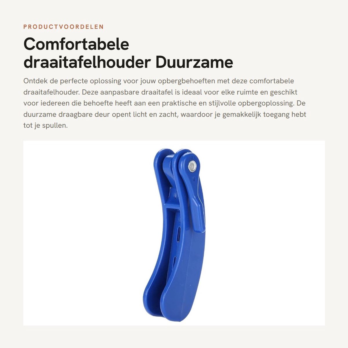 Dailygoods- Draaitafelhouder Duurzaam - Aanpasbare Draaitafel