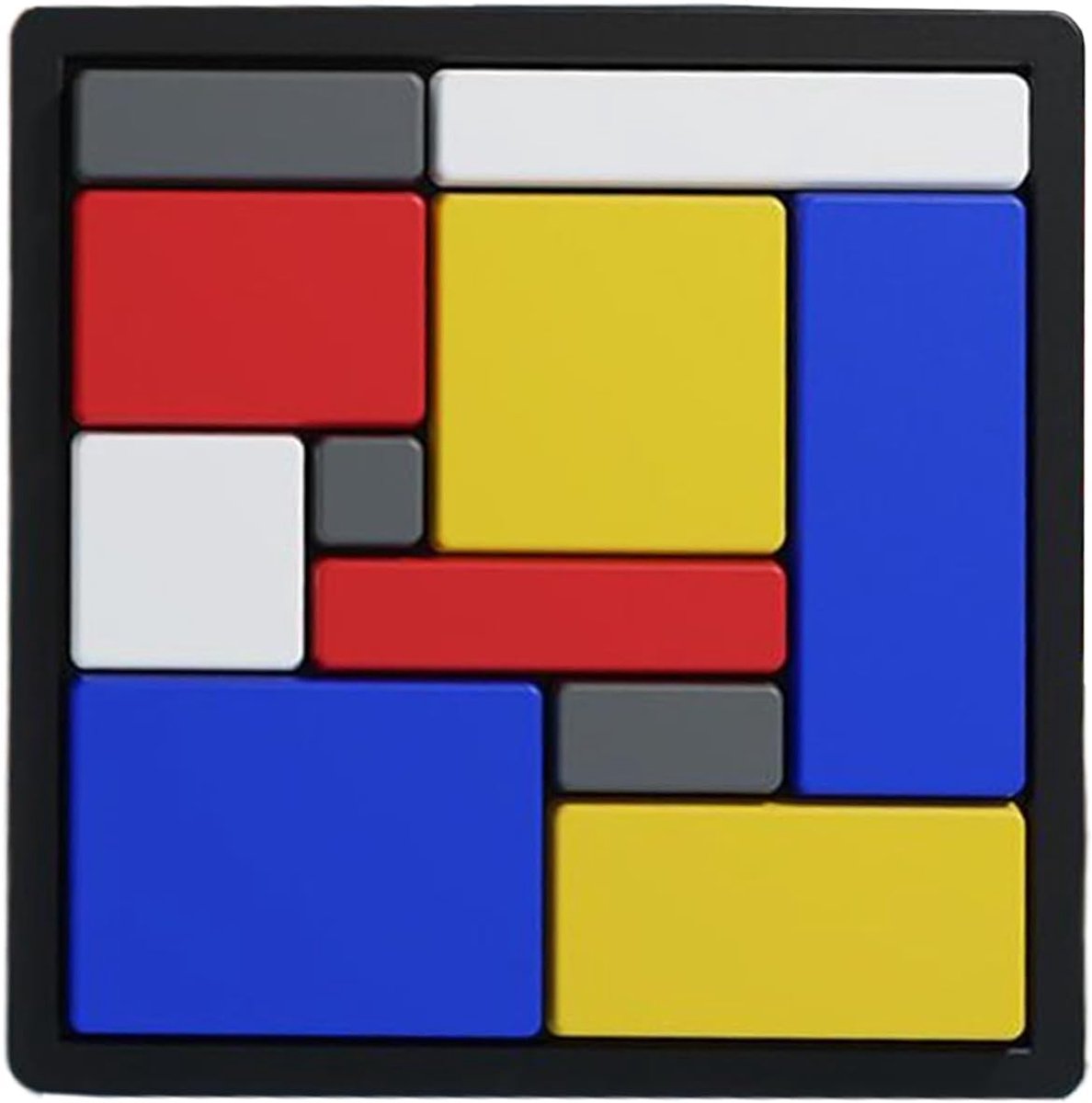 Logische Puzzels - Denksport Taak - Cognitieve Vaardigheden - Duurzaam ABS Materiaal - 14 x 14 cm - A