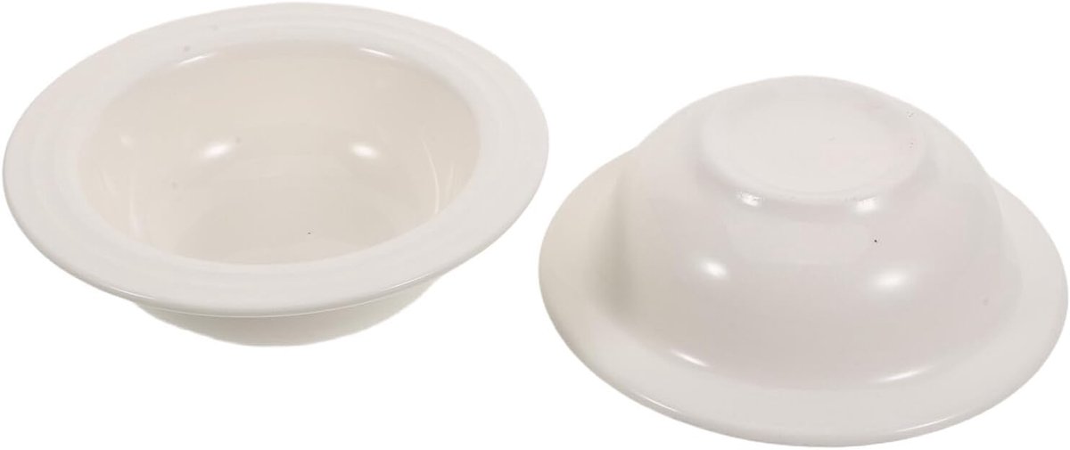 Wax Warmer Schotels - Aromatherapie Kom - Geuren Verspreiden - Hoedvormig Design - 2 Stuks - Wit