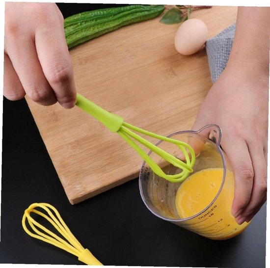 Keukenmixer - Handmixer garde - Koken en bakken - Laag geluidsniveau - 18x4 cm - Wit — afbeelding 4