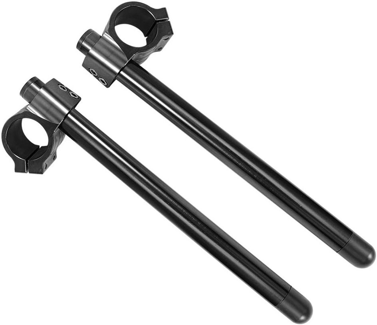 Universele 43mm Motorfiets Stuur, Clip-on Stuurset van Aluminium voor Optimale Controle en Comfort