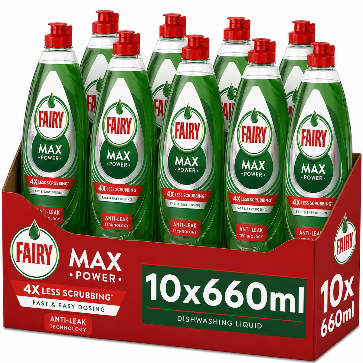 Fairy max power Afwasmiddel original - 10 x 660 ml
