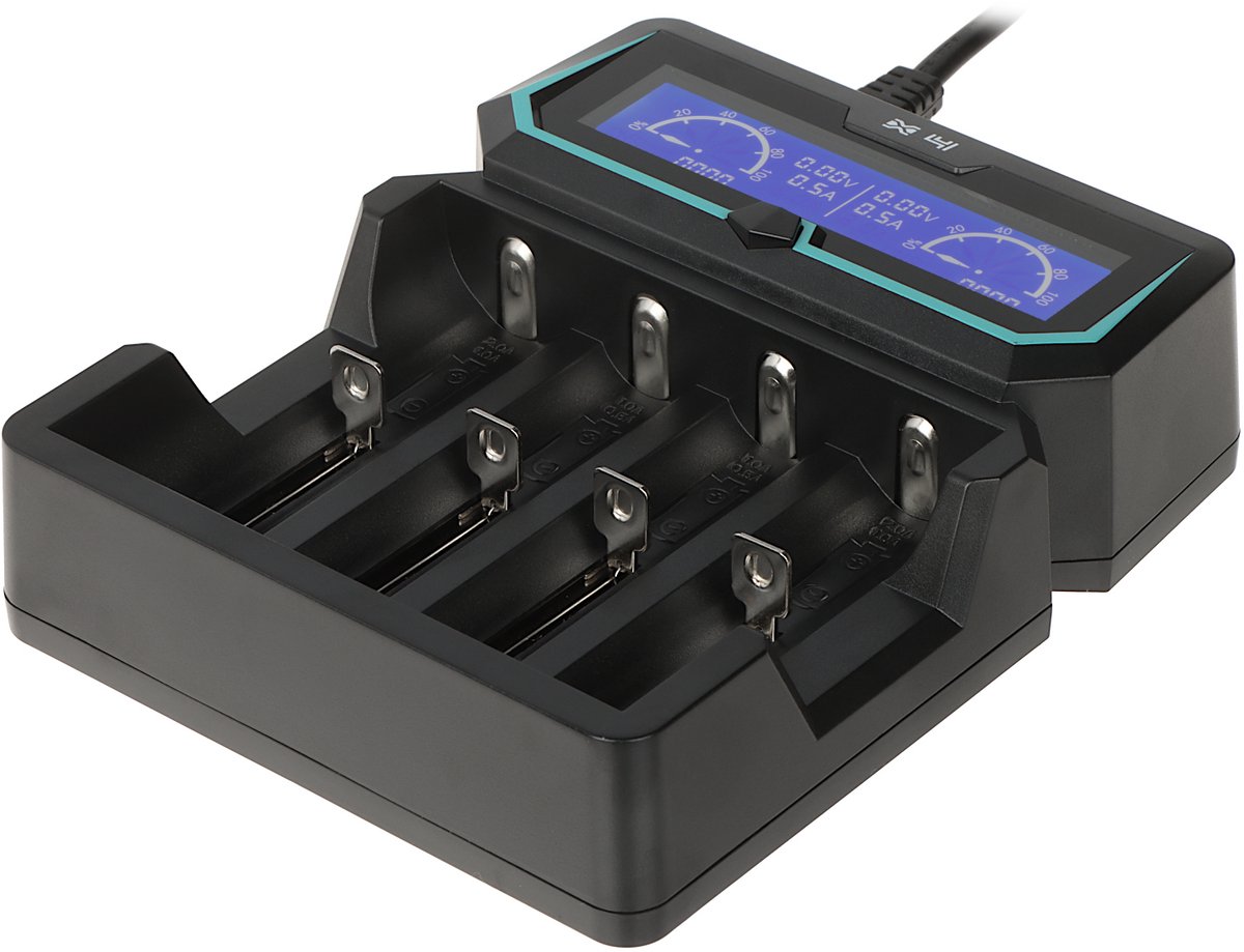 XTAR BAT-Recharge Serie - Batterijoplader - LCD Display - Multi-Type Compatibiliteit