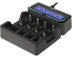 XTAR BAT-Recharge Serie - Batterijoplader - LCD Display - Multi-Type Compatibiliteit
