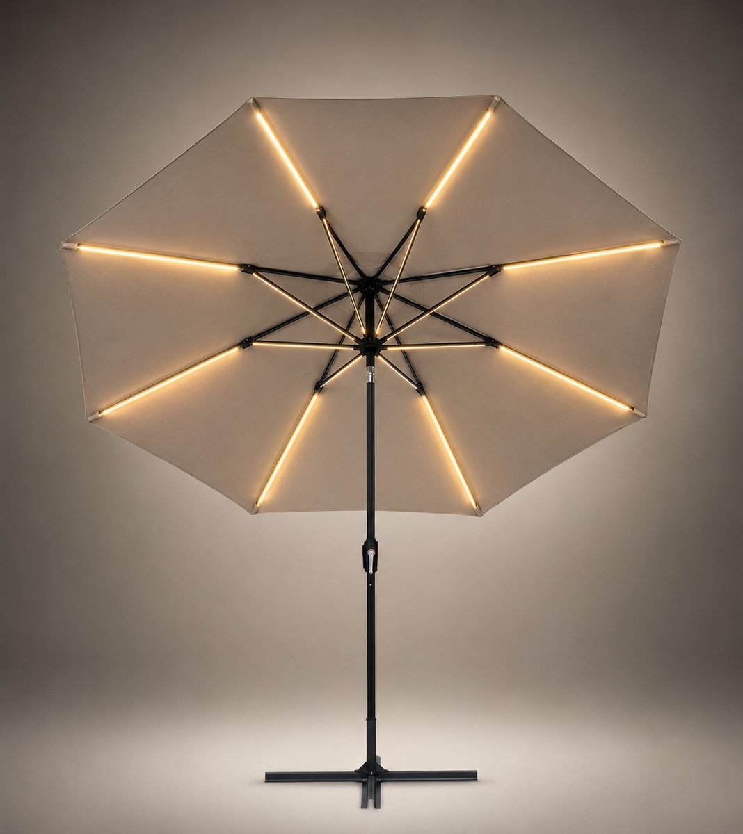 SenS Line 2206-OW-S Parasol met Ledverlichting door Solar..