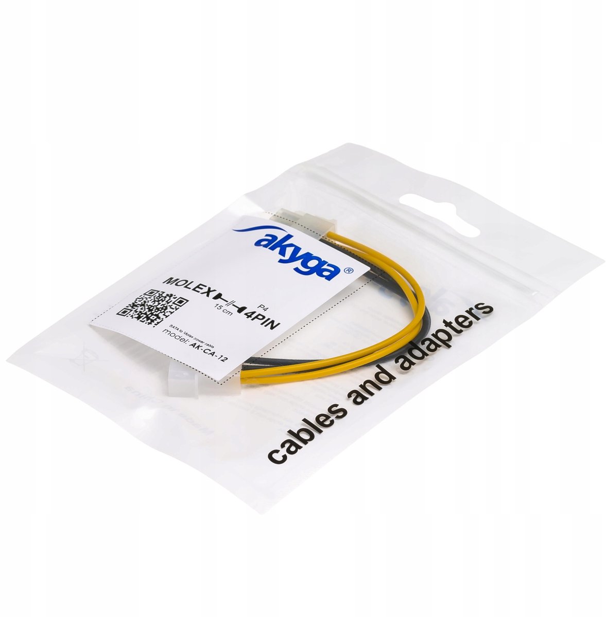 Akyga AK-CA-12 - Adapterkabel - 0,15m - MOLEX naar P4