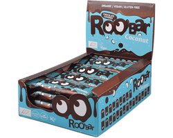Roo'Bar | Chocolate Covered | Coconut Bar | 16 stuks | 16 x 30 gram