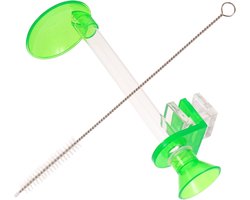 Voerbak Aquarium - Voedingsbuis Garnalen - Vissen Voeren - Transparant Acryl - 30 cm Lengte - Transparant