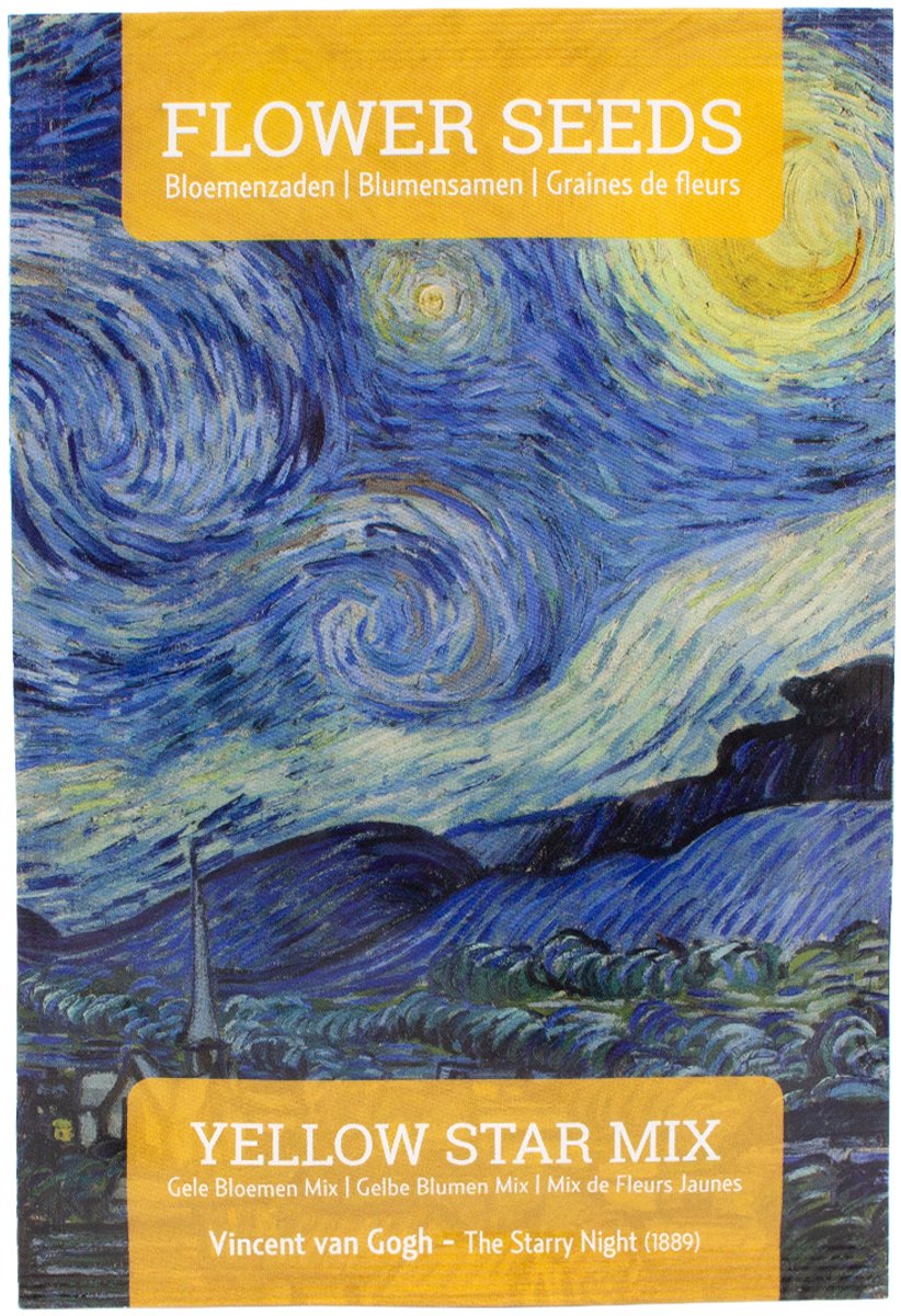 Lanzfeld - Bloemzaden - Postkaart - Van Gogh - Sterrennacht