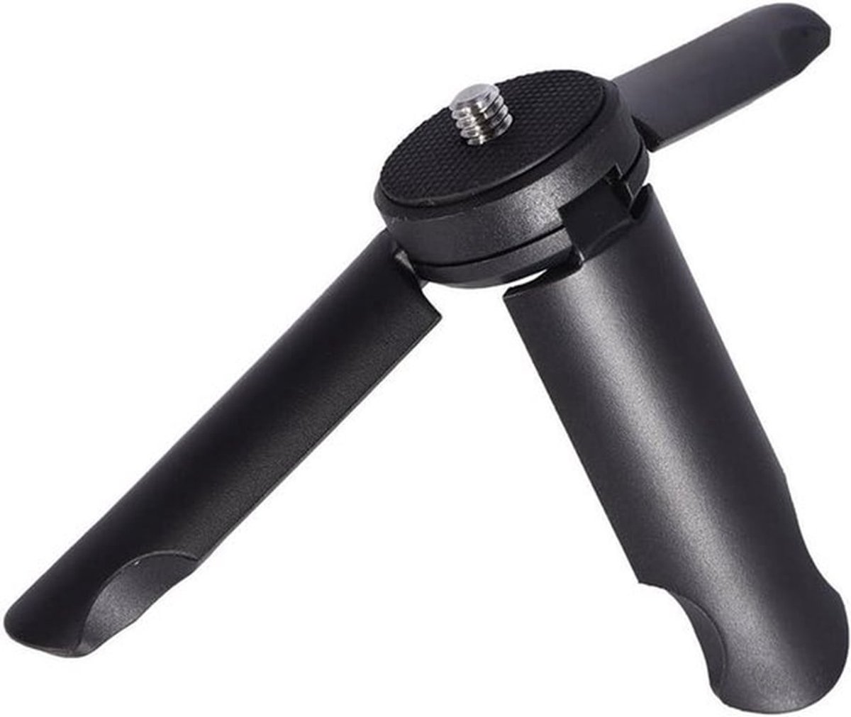 Universele Draagbare Mini Bureau Statief - Camera - Lichtgewicht - Zwart - Compact - Universeel - Geschikt voor Mini Camera's - Draagbaar