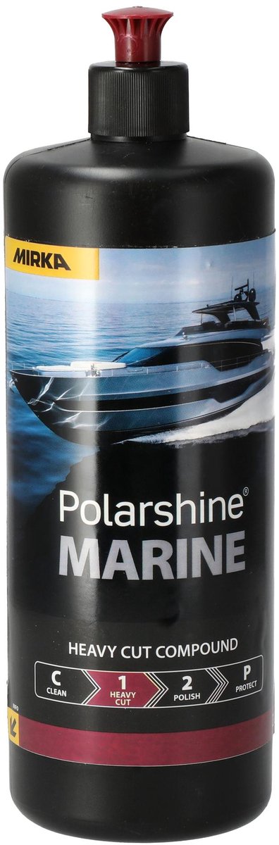Mirka Polarshine Marine Heavy Cut / 1 l / watergedragen, siliconenvrije grofpolijstpasta / 7994510111HC