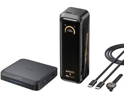 Anker Prime Power Bank Black Myth: Wukong Edition, 20,100mAh 3-Port Portable Charger with 220W, Two-Way Power, TSA-Approved, App Control + Anker-oplaadstation +Anker-oplaadstation, maximaal 150 W snelladen met 3 poorten voor Anker Prime-powerbank