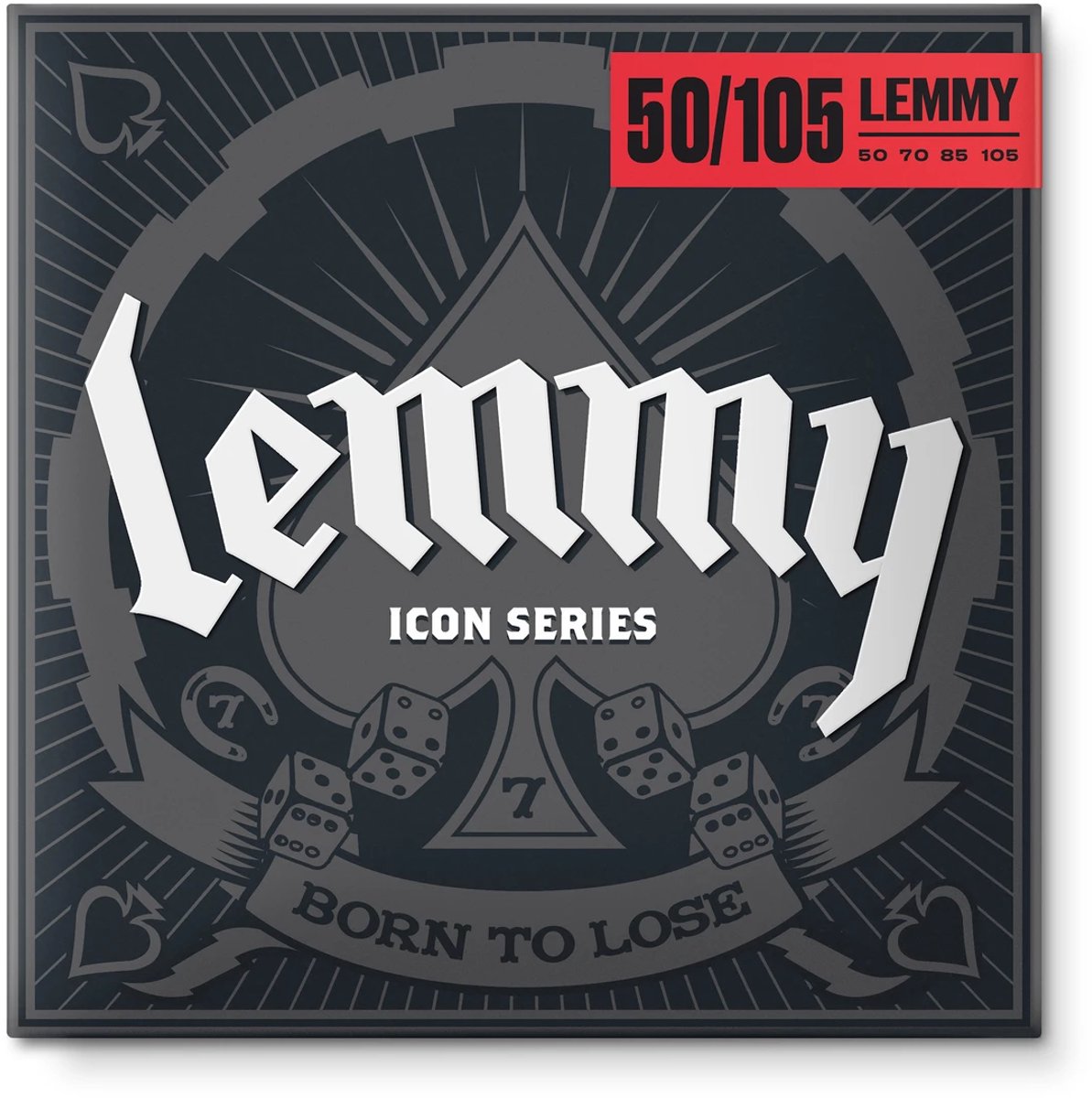 Jim Dunlop Lemmy Signature - Basgitaarsnaren - Heavy - Stainless Steel - 50-105