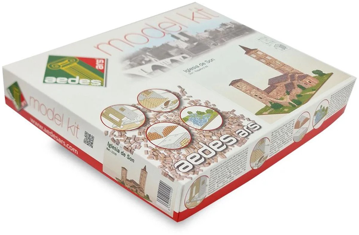 Aedes Ars 1110 – Iglesia de Son – Bouwpakket – 1:75 Spaanse kerk
