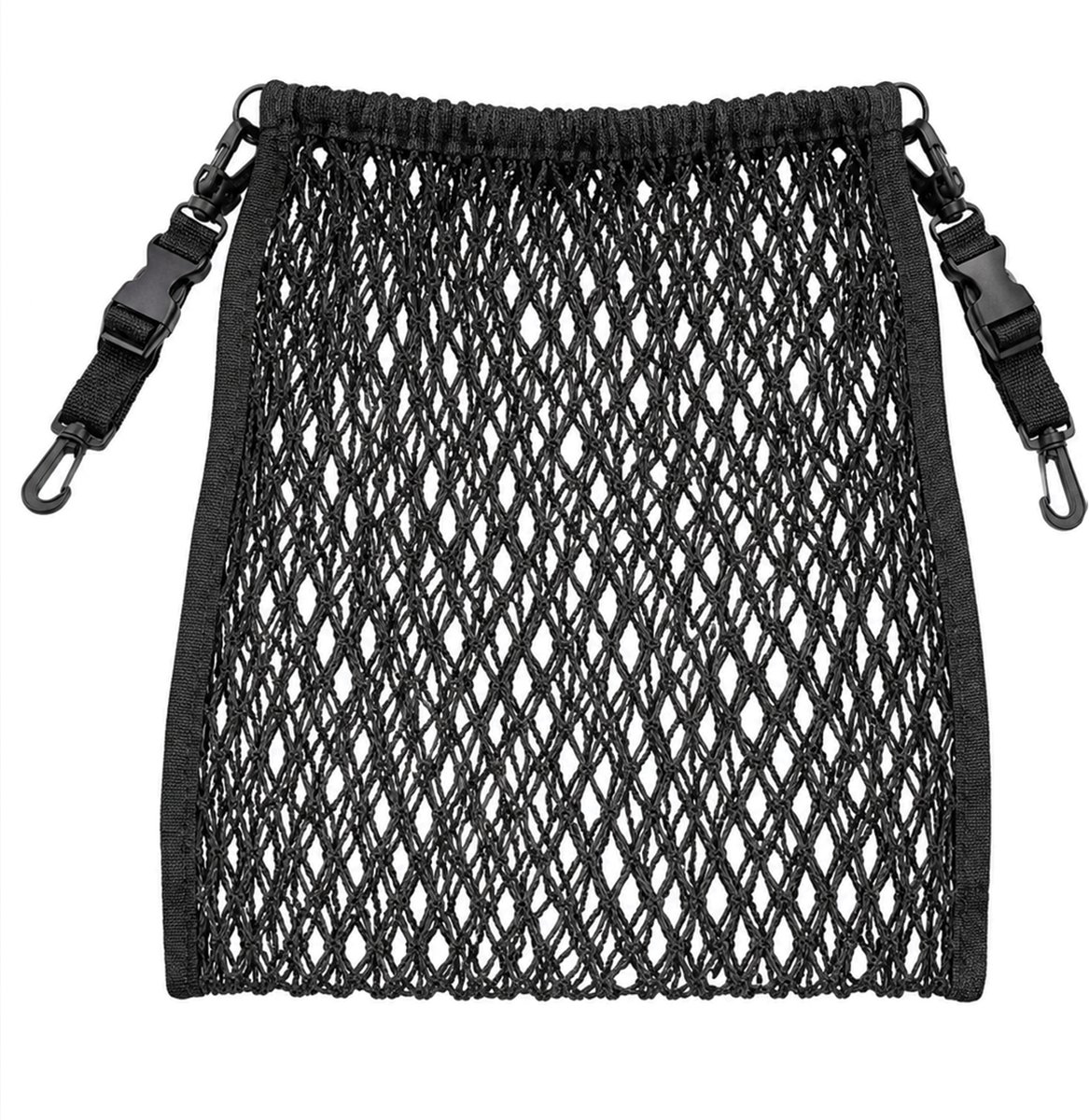 ComfiCare® Rolstoelnetje - Netje voor rolstoel en rolator 40x35 cm - Boodschappen tas - Zwart