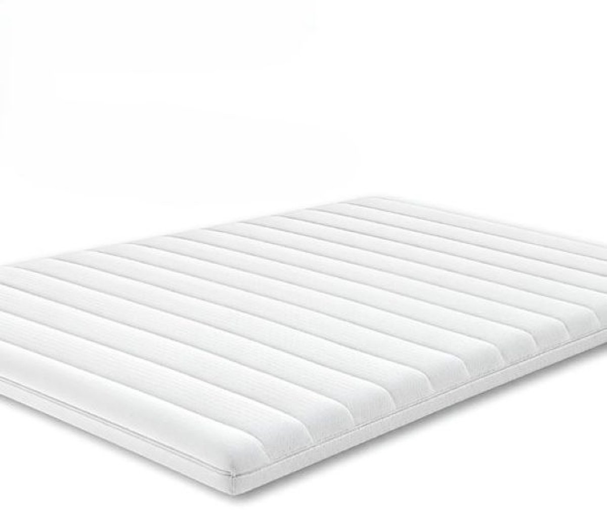 Maan matras® - Topper 180x200 - Topmatras - Topdekmatras- 8cm dik - HR Koudschuim - Afritsbaar en wasbaar - Medium Hardheid - Matrastopper thumbnail 2
