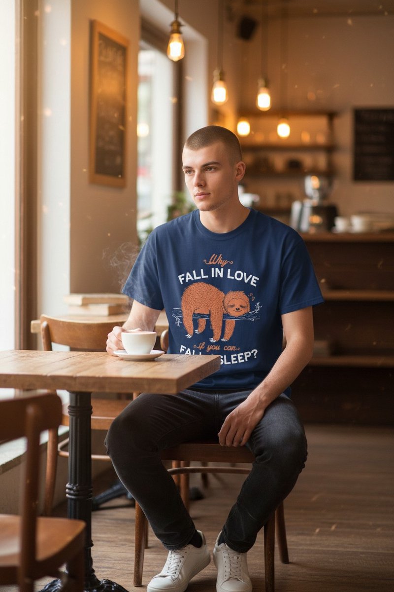 Luiaard Fall A Sleep The Coloured House T-shirt L