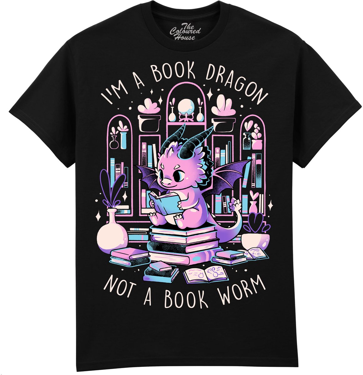 Draak Book Dragon The Coloured House T-shirt M