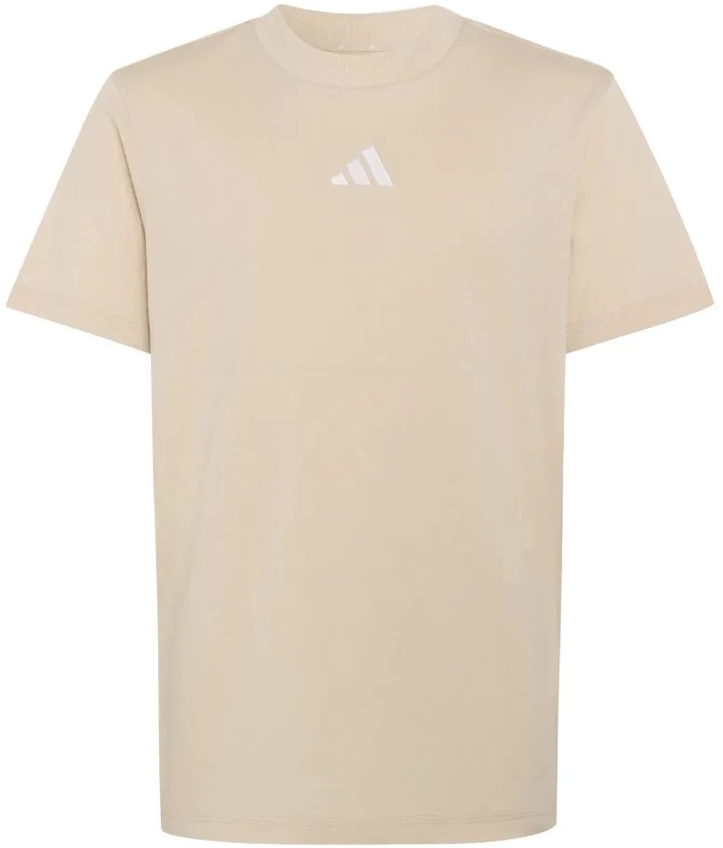 Adidas Essentials Small Logo T-shirt Met Korte Mouwen 13-14 Years Kinderen Wit