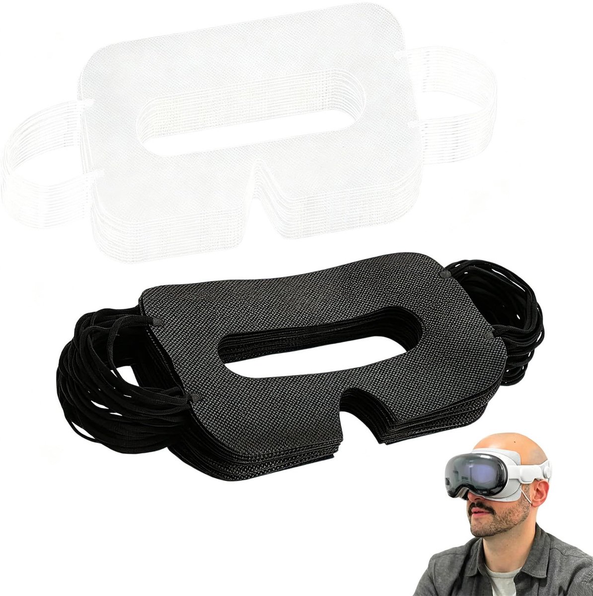 Solidchoice - 60 Stuks Wegwerp VR Gezichtsmaskers voor Hygiënisch Gebruik