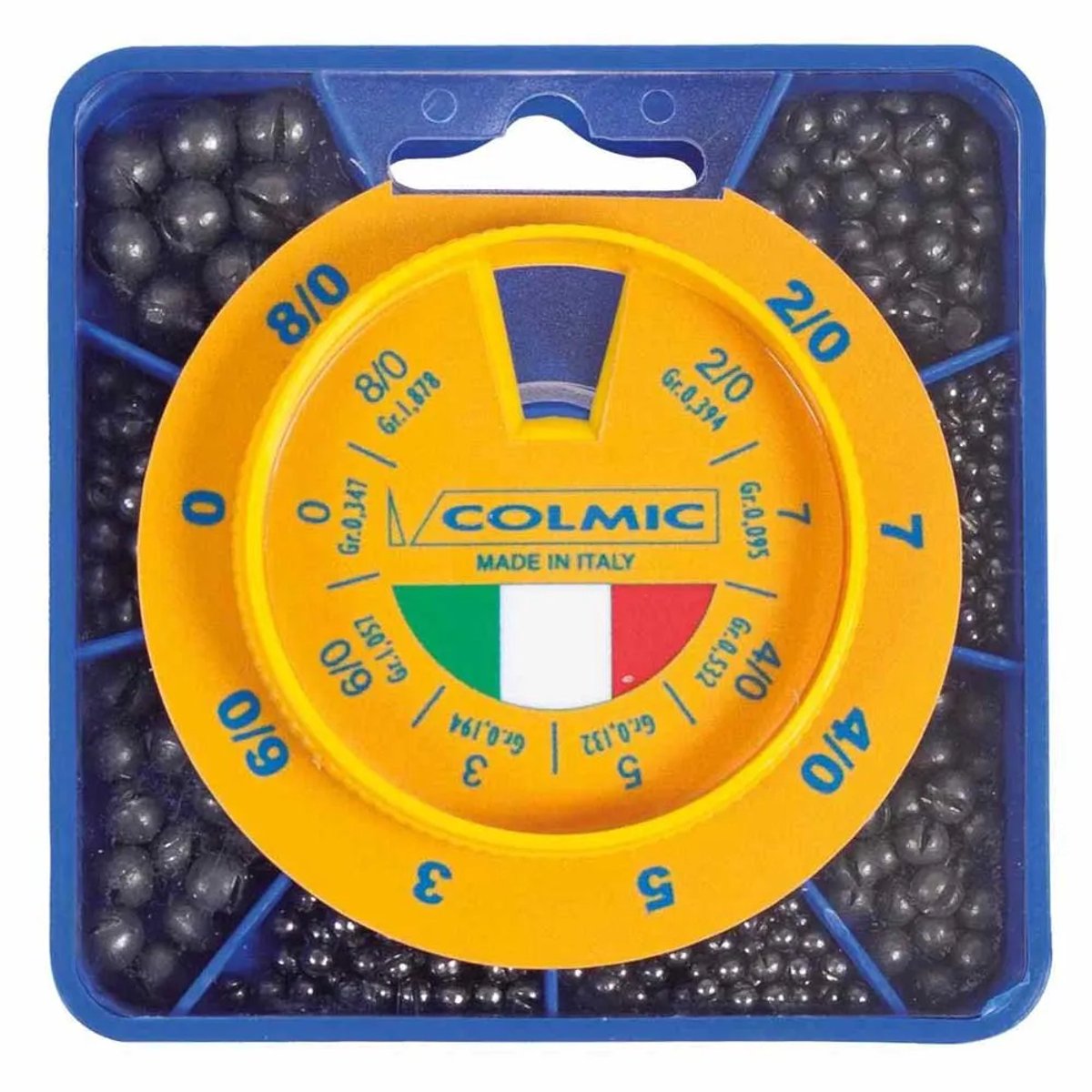 Colmic Mascotte Sile Grossa Gespleten Loodhagel Blauw